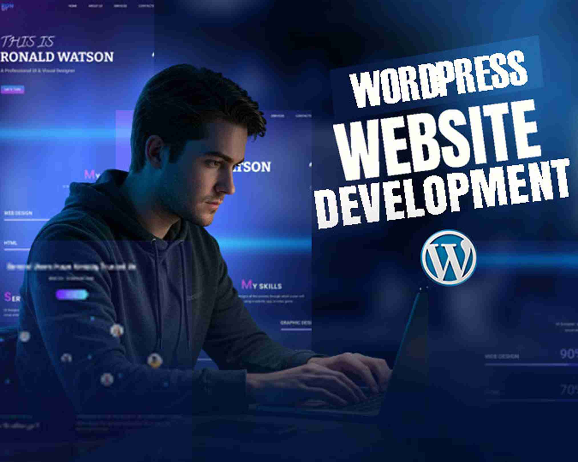I will design and develop a professional WordPress website with full customization