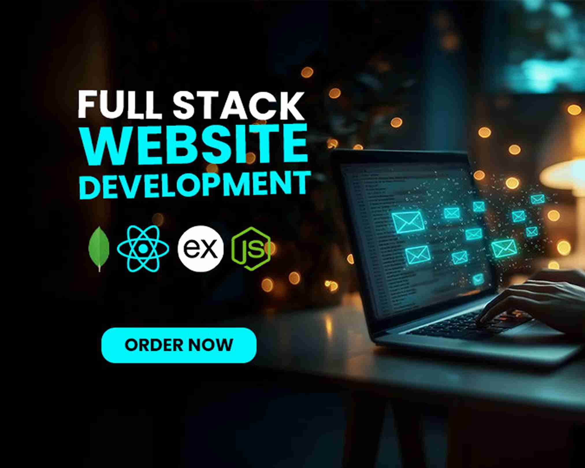I will be a full stack web developer for custom website development using MERN or Laravel