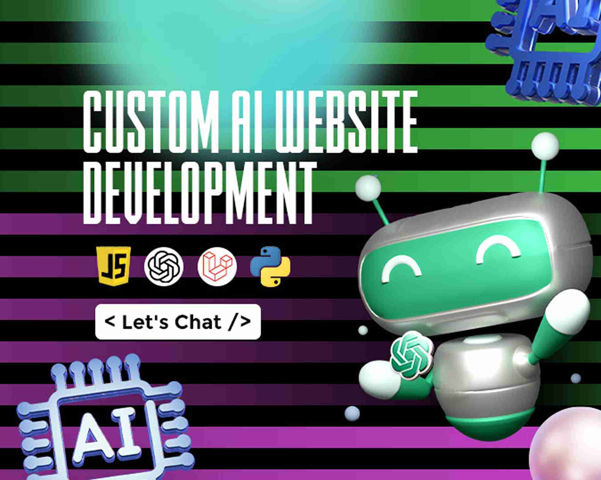 I will build an AI-powered or business website as a full stack web developer