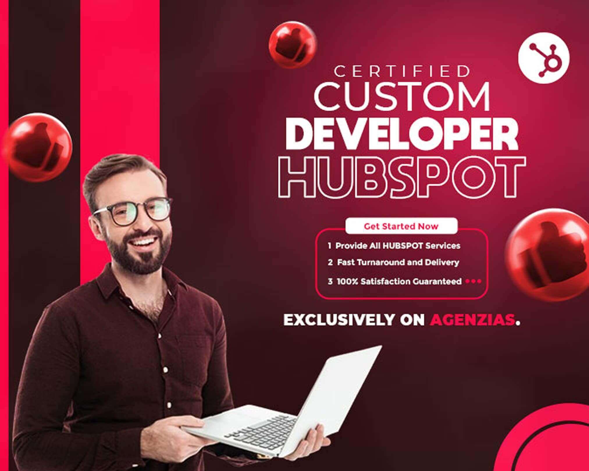 I will develop a custom HubSpot website, landing page, or blog template