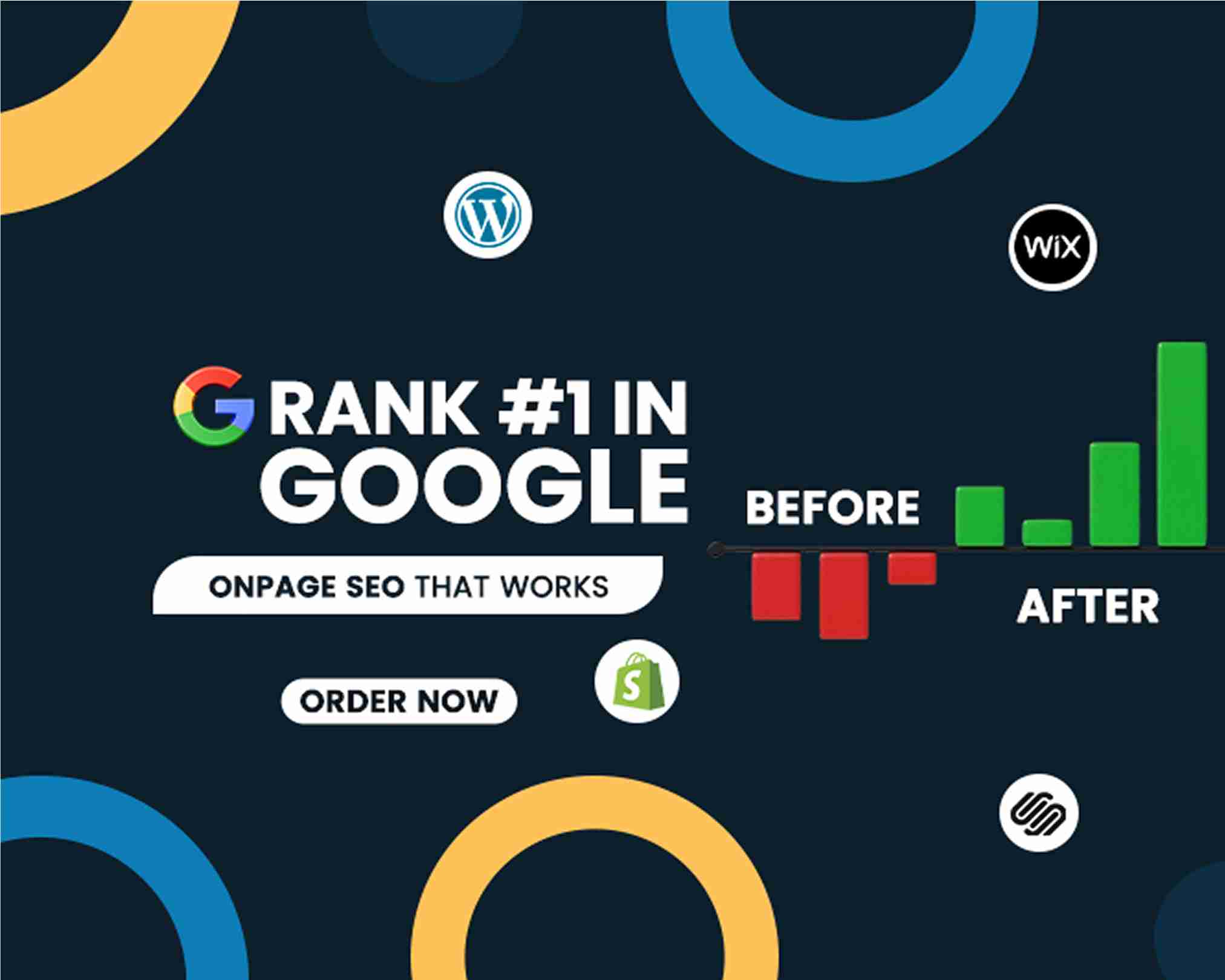 I will do onpage SEO technical optimization for wordpress shopify wix website
