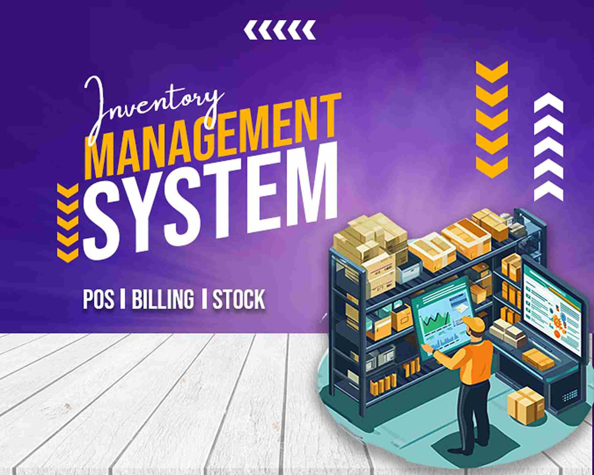 I will develop a custom inventory management POS ERP CRM software